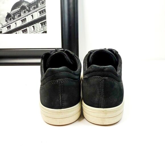 ECCO Women’s Soft 7 Black Leather Sneakers - Size 7 EU 38 - Casual Comfort! - Picture 4 of 8